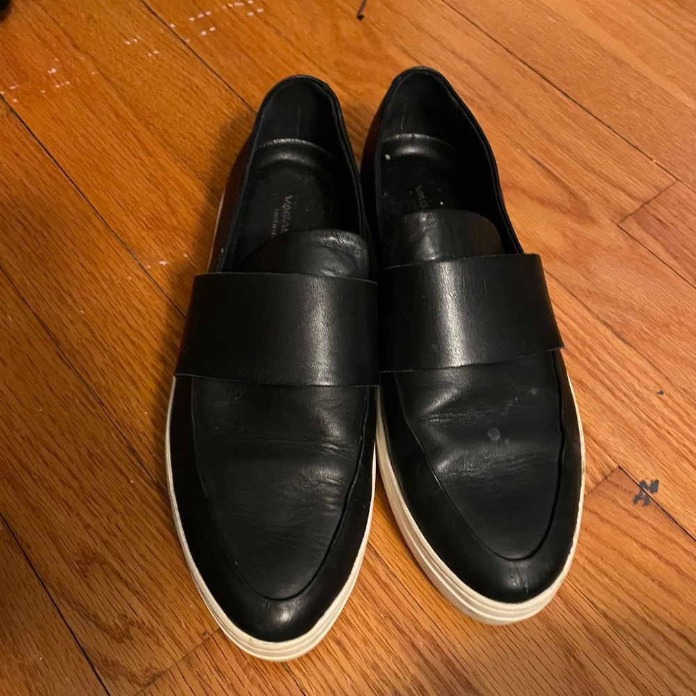 Vagabond Black Slip on shoes.